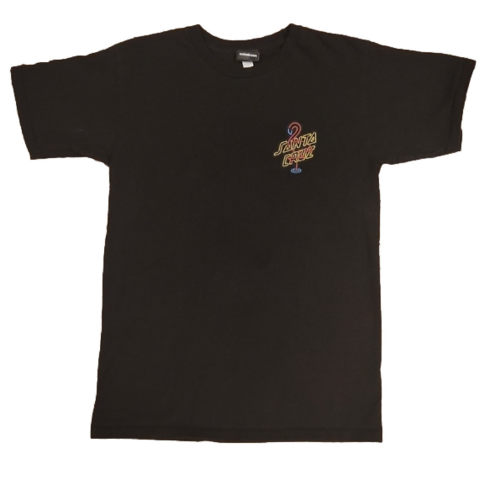 3/$20 Santa Cruz Skateboards Black Flamingo T-shirt
